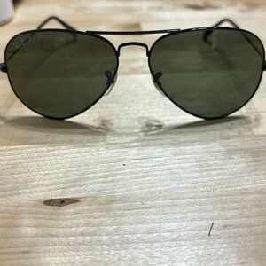 Ray-Ban Polarized Aviator 58mm Sunglasses.